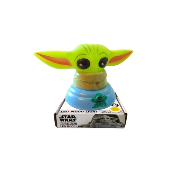 Disney Star Wars The Mandaloria Baby Yoda Grogu LED Mood Light Night Light - Picture 1 of 5
